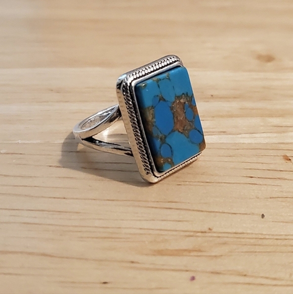 Simulated turquoise ring - Picture 3 of 3